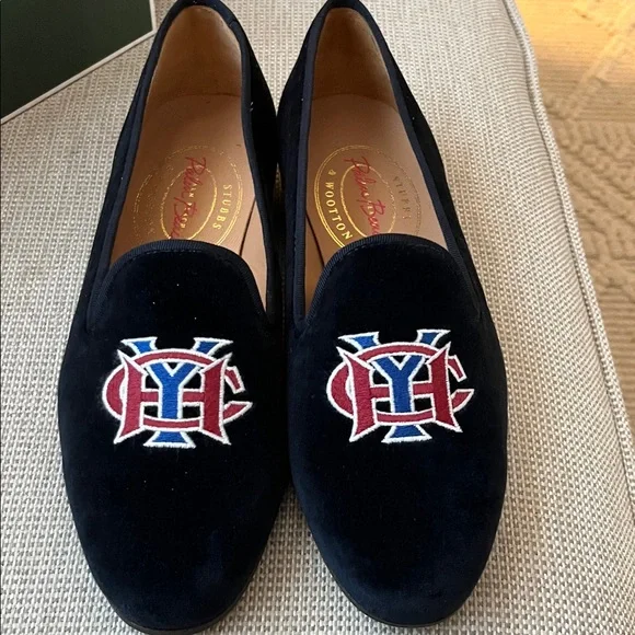 Women’s Navy “HYC” Stubbs & Wooten Navy Shoes - Size 9.5 New